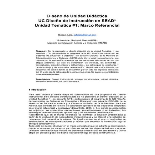 diseño instruccional de enfoque constructivista 3era etapa