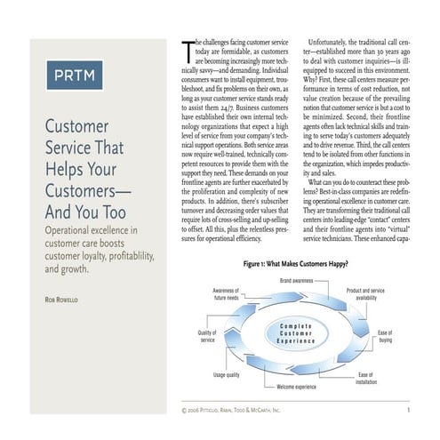 PRTM_Customer_Service