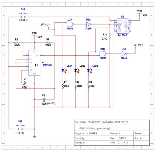 DIGITAL LOCK PROJECT -PG4 OF 4 | PDF