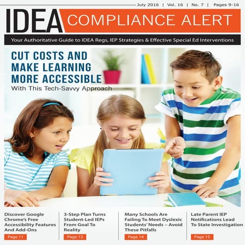IDEA Compliance Alert