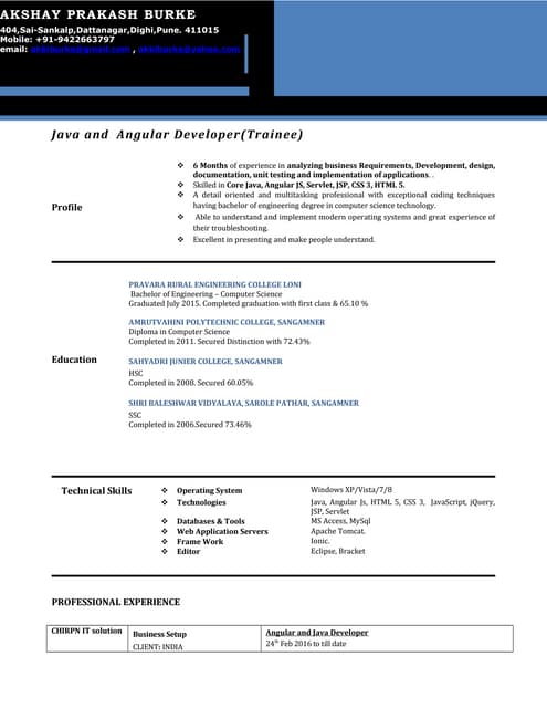 Resume Akshay_burke