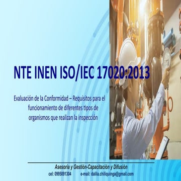 Nueva iso 17020 | PPT