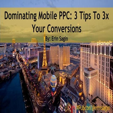 Erin Sagin's Pubcon LV 2015 Presentation