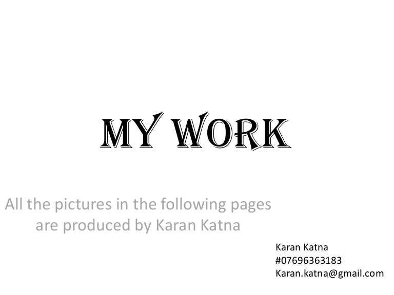 my work