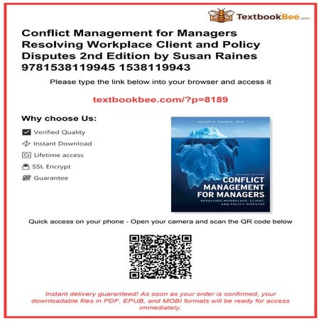 Conflict Management for Managers: Resolving Workplace and Policy ...