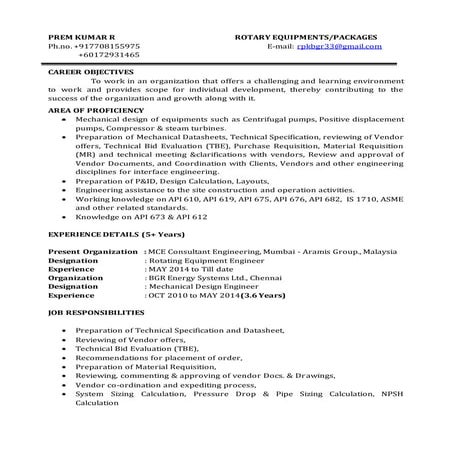 Rotating Equipment  Engineer