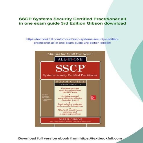 SSCP Systems Security Certified Practitioner all in one exam guide 3rd ...
