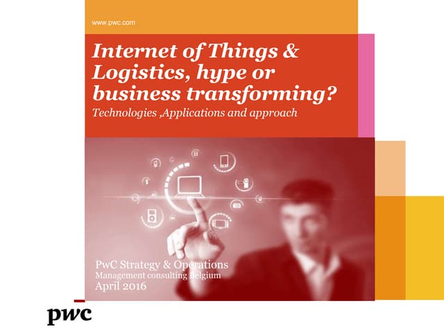 Internet of Things & Logistics ECO 270416 Final