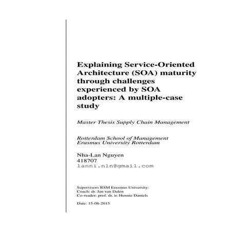 Thesis Nha-Lan Nguyen - SOA