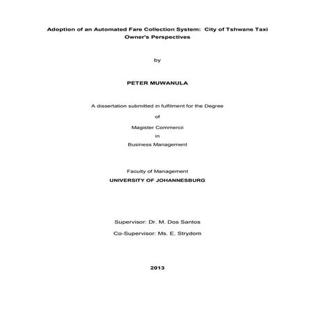Automated Fare Collection Systems