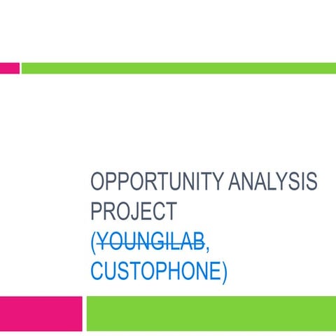 81 opportunity analysis project (stanford)