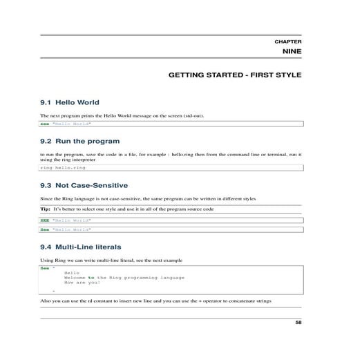 The Ring programming language version 1.3 book - Part 9 of 88