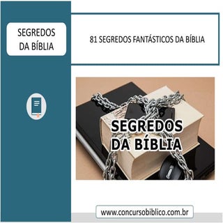 81 Segredos e misterios da Bíblia