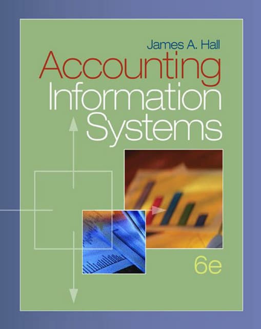 ACCOUNTING INFORMATION SYSTEMS BY JAMES A HALL