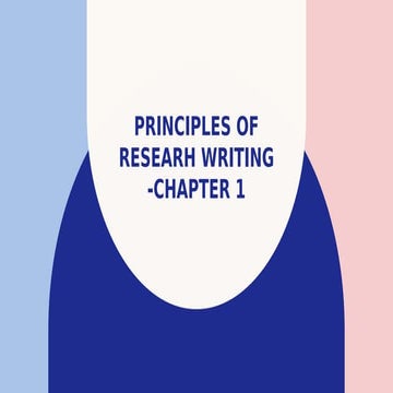 Comprehensive Guide to Principles of Research Writing and Methodologies ...