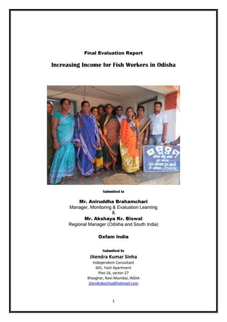 Final Evaluation Report Samudram