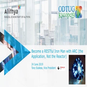 Become a RESTful Iron Man with ARC (the Application, Not the Reactor)