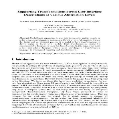 SMARCOS CNR Paper Supporting Transformations across user interface