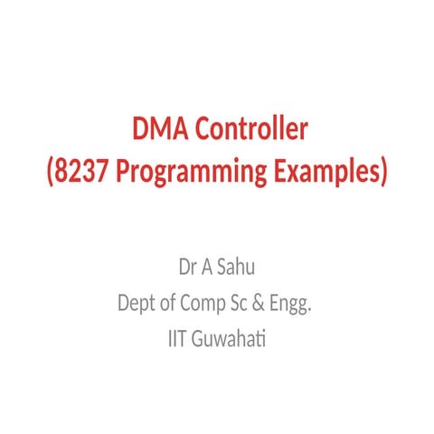 8237 dma controller | PPTX