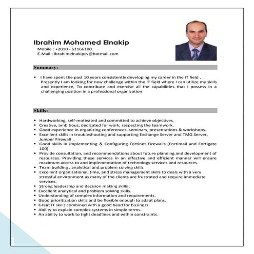 Ben Resume updated 2015 | DOC
