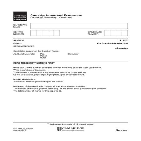82743 science-specimen-paper-2-2014-2017