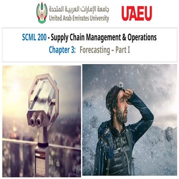 Ppt scm time forecasting | PPTX