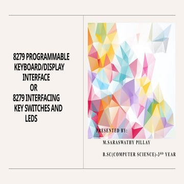 8279 Programable keyboard switches and .