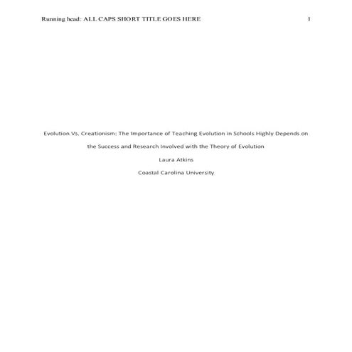 IDS 499 Interdisciplinary Understanding