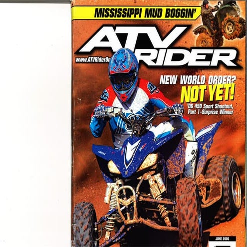 ATV Safety Class w/ ATV Rider Magazine | PDF