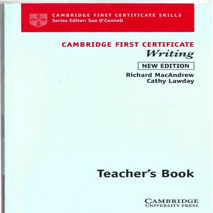 82869252 cambridge-first-certificate-writing-teacher-s-book