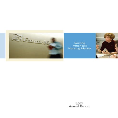 Fannie Mae Annual Report 2007