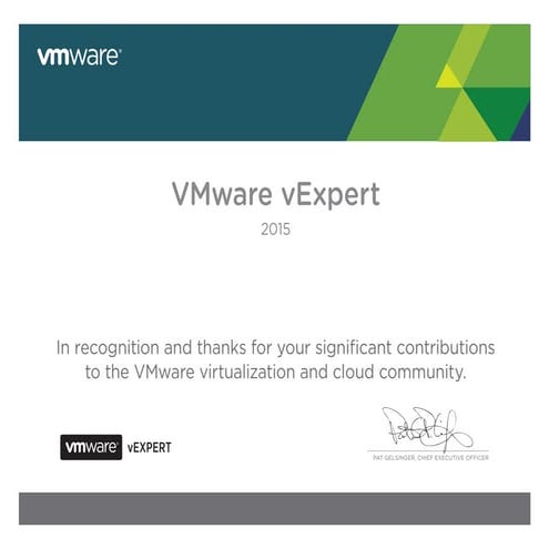 vExpert-certificate-2015 | PDF
