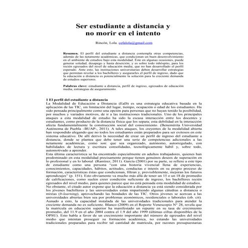 ser estudiante a distancia y no morir en el intento