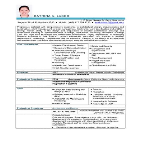 Resume_Katrina Lasco_2015