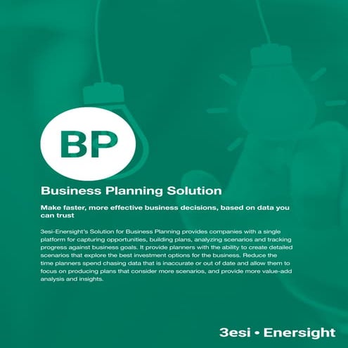 3esi-Enersight-Business-Planning-Solution-Brochure