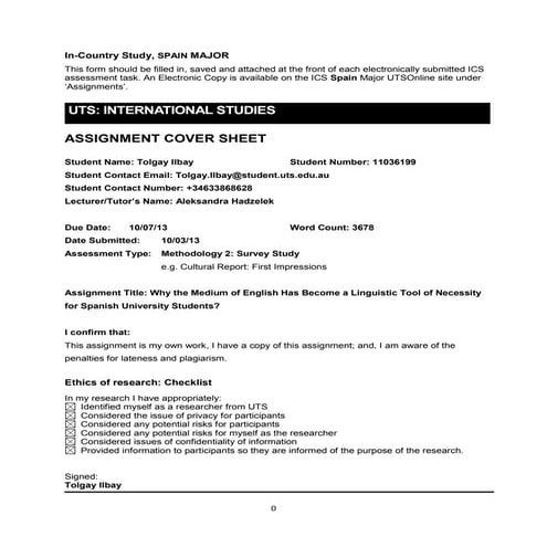 Why the Medium of English Has Become a Linguistic Tool of Necessity for Spani...