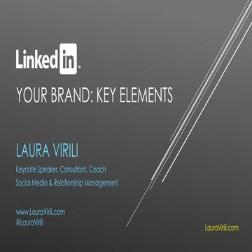 LinkedInLauraViriliAdvisorKeyElements