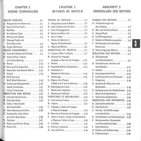 YAMAHA XS 400 1982 - service manual_chapter3_engine_overhaul_part1