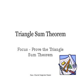 8 2 Triangle Sum Theorem