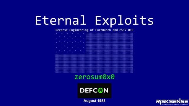 Demystifying MS17-010: Reverse Engineering the ETERNAL Exploits