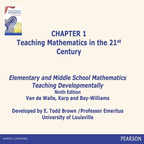 Teaching Mathematics in the 21st Century