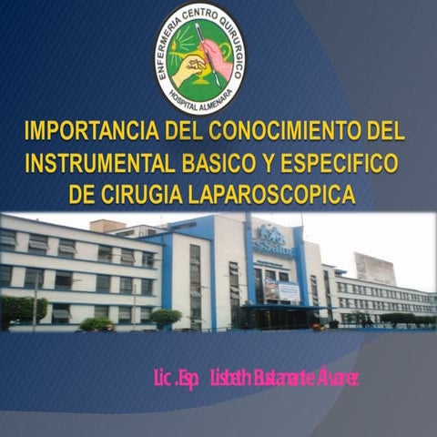 Importancia del conocimiento del instrumental basico y especifico - CICAT-SALUD