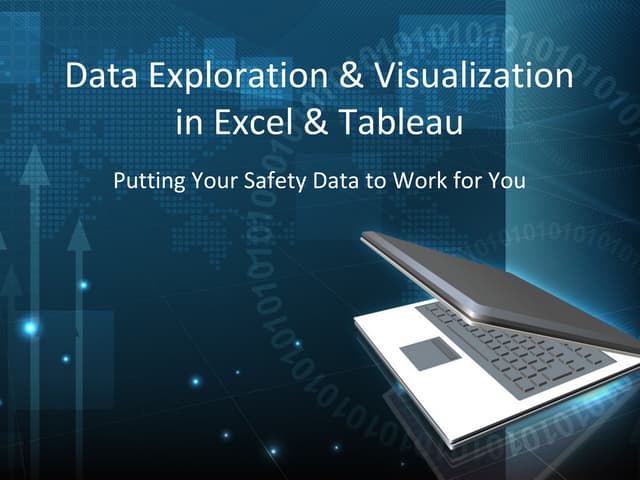 Data Exploration & Visualization in Excel & Tableau - No Videos