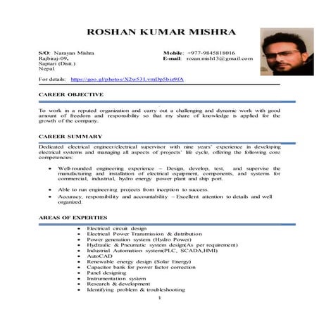 Roshan Mishra (Electrical Engineer)