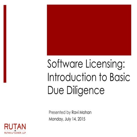 Pitfalls of Software Licenses (2)
