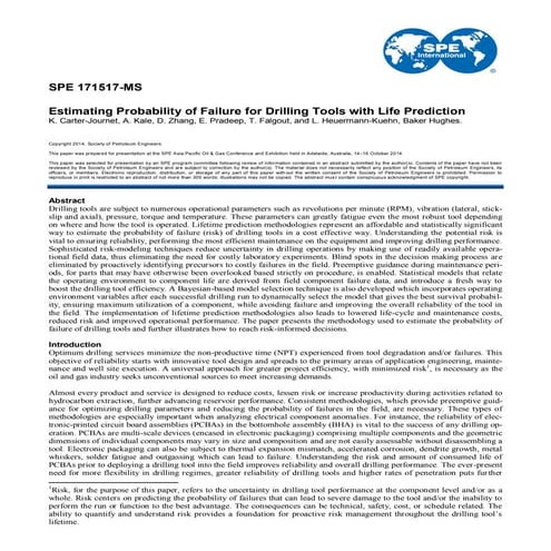 SPE 171517_Estimating Probability of Failure _2014_Final