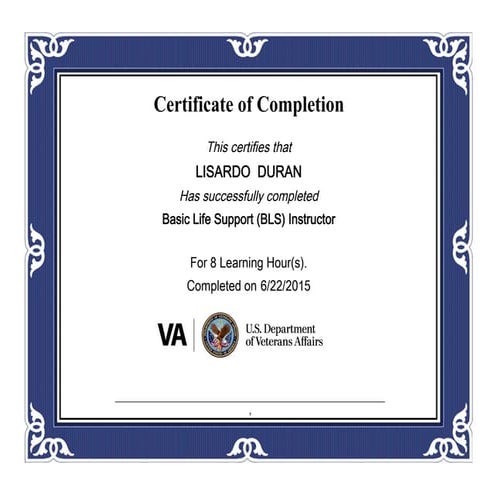 BLS instructor course