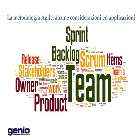 Agile for Genio