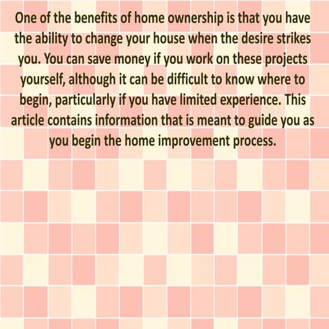 Home Improvement Tips You Should Check Out