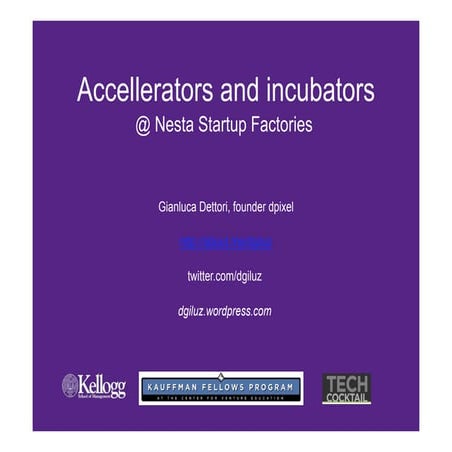 Seed study presentation London NESTA